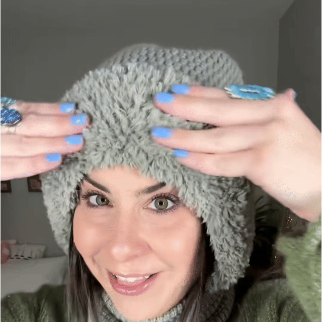 🎄Christmas Sale 50% OFF⛄️Women’s Thermal Knit Hood – Fleece-Lined Winter Hat, Neck Warmer & Face Cover Combo